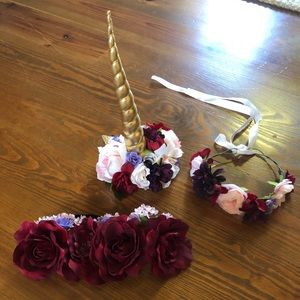 Unicorn horn & headbands